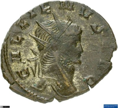 Doppeldenar, Gallienus260-268 n. Chr.Antike HerrscherprägungGallienus (um 213-268 n. Chr.)