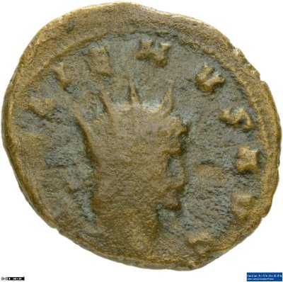 Doppeldenar, Gallienus260-268 n. Chr.Antike HerrscherprägungGallienus (um 213-268 n. Chr.)