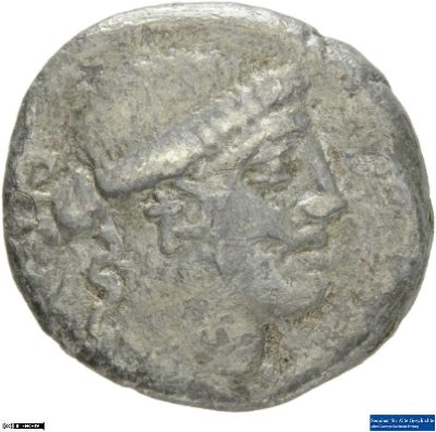 Denar (ANT), Römische Republik: D. Iunius Brutus Albinus48 v. Chr.Stadt