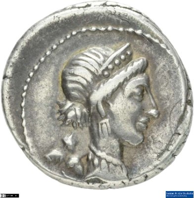 Denar (ANT), Römische Republik: C. Iulius Caesar46 bis 45 v. Chr.Imperatorische Prägung