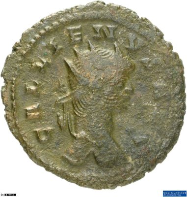 Doppeldenar, Gallienus260-268 n. Chr.Antike HerrscherprägungGallienus (um 213-268 n. Chr.)