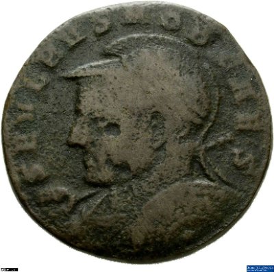 Nummus, Severus II.305-306 n. Chr.Antike HerrscherprägungConstantius I. (ca. 250-25.07.306 n. Chr.)