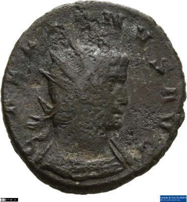 Doppeldenar, Gallienus260-268 n. Chr.Antike HerrscherprägungGallienus (um 213-268 n. Chr.)