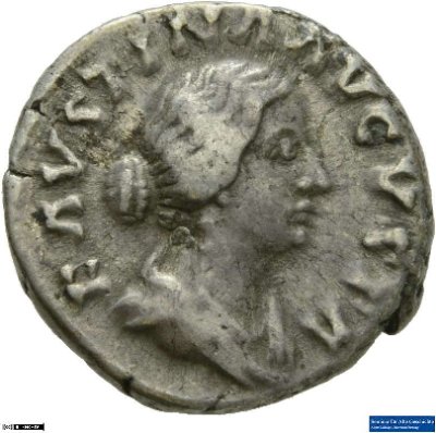 Denar (ANT), Faustina (Minor)161-176 n. Chr.Antike HerrscherprägungMarcus Aurelius (121-180 n. Chr.)