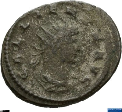 Doppeldenar, Gallienus266-268 n. Chr.Antike HerrscherprägungGallienus (um 213-268 n. Chr.)
