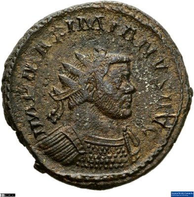 Doppeldenar, Maximianus Herculius290-291 n. Chr.Antike HerrscherprägungMaximianus Herculius (um 250-310 n. Chr.)