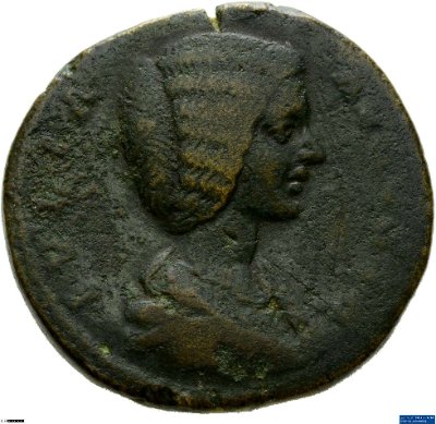 Sesterz, Iulia Domna196-211 n. Chr.Antike HerrscherprägungSeptimius Severus (146-211 n. Chr.)