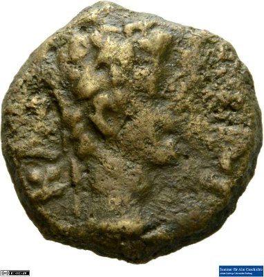 Alexandria: Augustus2 v. Chr. - 1 n. Chr.Antike HerrscherprägungGaius Iulius Caesar (Octavianus), seit 27 v. Chr. Augustus (63 v.-14 n. Chr.)