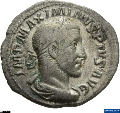 Denar (ANT), Maximinus Thrax235-236 n. Chr.Antike HerrscherprägungMaximinus Thrax (um 172-238 n. Chr.)