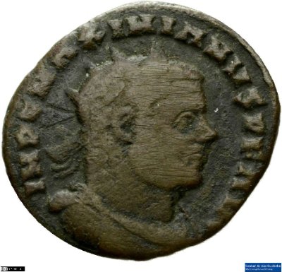 Nummusteilstück, Maximianus Herculius303 n. Chr.Antike HerrscherprägungMaximianus Herculius (um 250-310 n. Chr.)