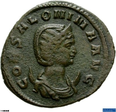 Doppeldenar, Salonina260-268 n. Chr.Antike HerrscherprägungGallienus (um 213-268 n. Chr.)