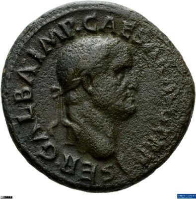 As, Galba68 n. Chr.Antike HerrscherprägungGalba (3 v.-69 n. Chr.)