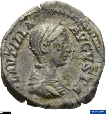 Denar (ANT), Plautilla202-205 n. Chr.Antike HerrscherprägungCaracalla (Marcus Aurelius Antoninus) (188-217 n. Chr.)