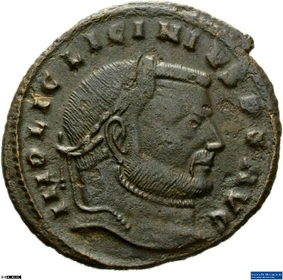 Nummus, Licinius I.313 n. Chr.Antike HerrscherprägungLicinius I. (um 265-325 n. Chr.)