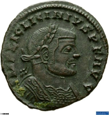 Nummus, Licinius I.313 n. Chr.Antike HerrscherprägungLicinius I. (um 265-325 n. Chr.)