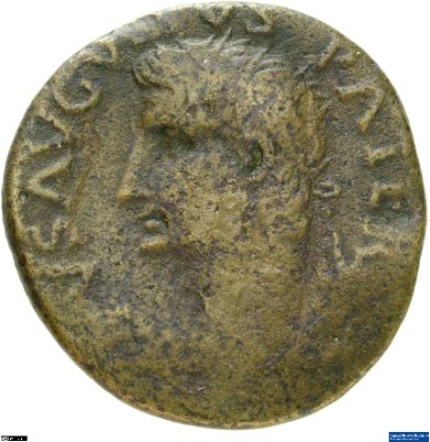 As, Divus Augustusca. 22-30 n. Chr.Antike HerrscherprägungTiberius (42 v.-37 n. Chr.)