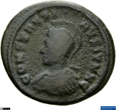 Nummus, Constantinus II.323-324 n. Chr.Antike HerrscherprägungConstantinus I. (um 270/288-337 n. Chr.)