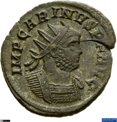Doppeldenar, Carinus283-285 n.Chr.Antike HerrscherprägungCarinus (um 250-285 n. Chr.)