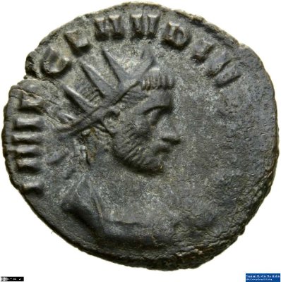Doppeldenar, Claudius Gothicus268-270 n. Chr.Antike HerrscherprägungClaudius Gothicus (um 214-270 n. Chr.)
