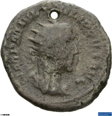 Doppeldenar, Philippus I.244-247 n. Chr.Antike HerrscherprägungPhilippus I. (um 204-249 n. Chr.)