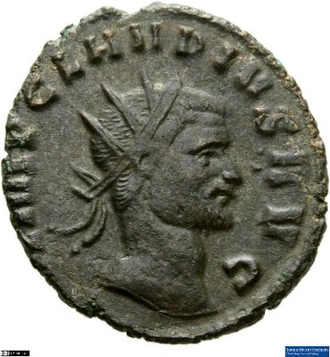 Doppeldenar, Claudius Gothicus268-270 n. Chr.Antike HerrscherprägungClaudius Gothicus (um 214-270 n. Chr.)