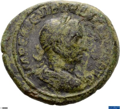 As, Trebonianus Gallus251-253 n. Chr.Antike HerrscherprägungTrebonianus Gallus (um 206-253 n. Chr.)