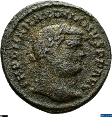 Nummus, Maximianus Herculius298 n.Chr.Antike HerrscherprägungMaximianus Herculius (um 250-310 n. Chr.)
