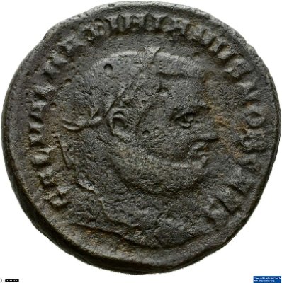Nummus, Galerius Maximianus299-300 n.Chr.Antike HerrscherprägungDiocletianus (um 245-313 n. Chr.)