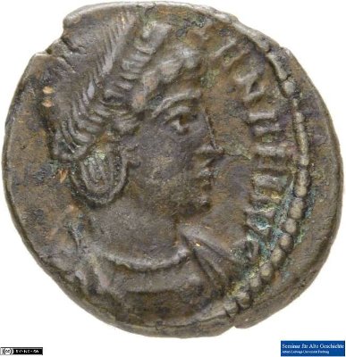 Nummus, Helena337-340 n. Chr.Antike HerrscherprägungConstantinus II. (317-340 n. Chr.)