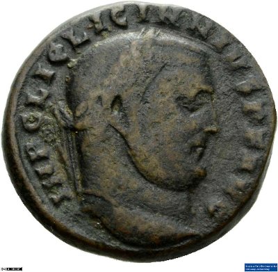 Nummus, Licinius I.310 n. Chr.Antike HerrscherprägungLicinius I. (um 265-325 n. Chr.)