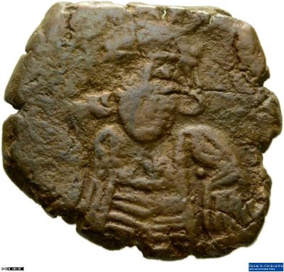10 Nummi, Byzanz: Constantinus IV.668-673 n. Chr.Kaisertum (MA/NZ)Constantinus IV. (668-685)