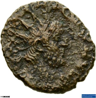 Doppeldenar, Tetricus I.271-274 n. Chr.Antike HerrscherprägungTetricus I.