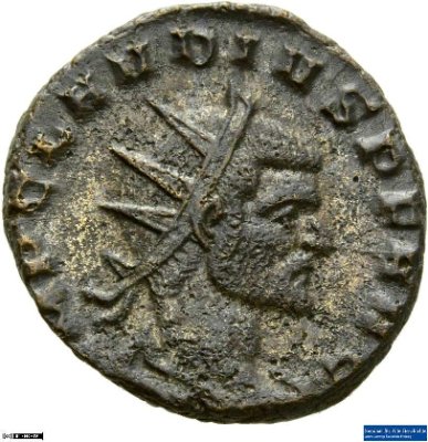 Doppeldenar, Claudius Gothicus268-270 n. Chr.Antike HerrscherprägungClaudius Gothicus (um 214-270 n. Chr.)