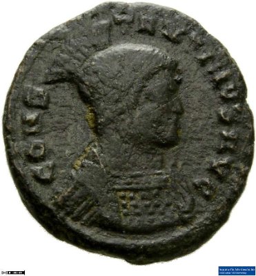 Nummus, Constantinus I.320 n. Chr.Antike HerrscherprägungConstantinus I. (um 270/288-337 n. Chr.)
