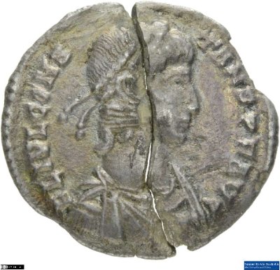 Siliqua, Constans347-348 n. Chr.Antike HerrscherprägungConstans (320-350 n. Chr.)