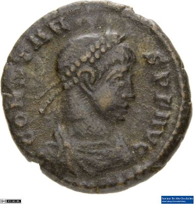 Nummus, Constans347-348 n. Chr.Antike HerrscherprägungConstans (320-350 n. Chr.)