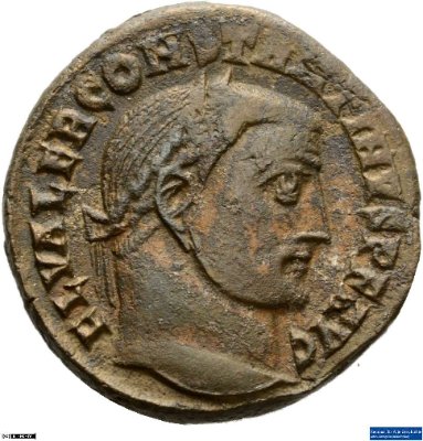 Nummus, Constantinus I.312-313 n.Chr.Antike HerrscherprägungConstantinus I. (um 270/288-337 n. Chr.)