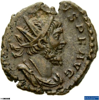 Doppeldenar, Tetricus I.271-274 n. Chr.Antike HerrscherprägungTetricus I.