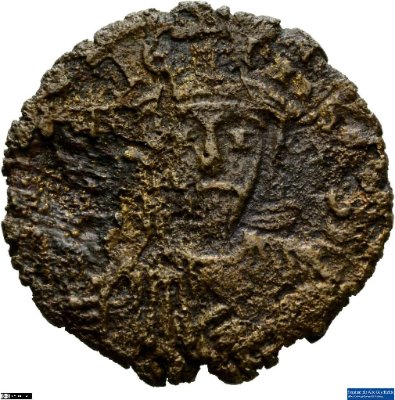 40 Nummi (Follis), Byzanz: Leo V.813 n. Chr.Kaisertum (MA/NZ)Leo V. (813-820)