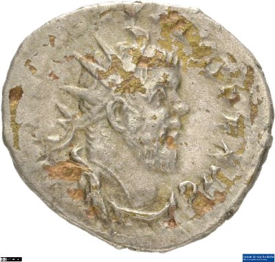 Doppeldenar, Postumus262 n. Chr.Antike HerrscherprägungPostumus