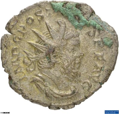 Doppeldenar, Postumus260-269 n. Chr.Antike HerrscherprägungPostumus