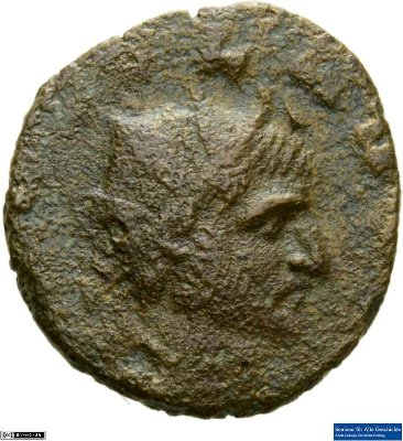 Doppeldenar, Divus Claudius Gothicus270 n. Chr.Antike HerrscherprägungQuintillus