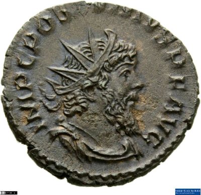 Doppeldenar, Postumus260-269 n. Chr.Antike HerrscherprägungPostumus