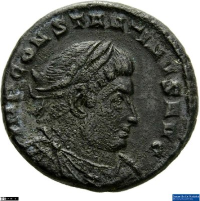 Nummus, Constantinus I.316 n. Chr.Antike HerrscherprägungConstantinus I. (um 270/288-337 n. Chr.)