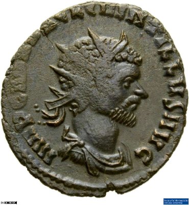 Doppeldenar, Quintillus270 n. Chr.Antike HerrscherprägungQuintillus