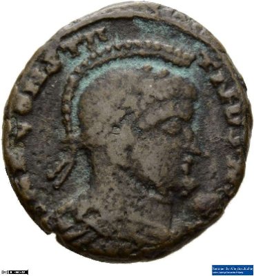 Nummus, Constantinus I.319 n. Chr.Antike HerrscherprägungConstantinus I. (um 270/288-337 n. Chr.)