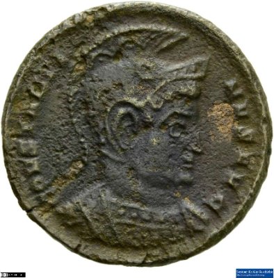 Nummus, Constantinus I.320 n. Chr.Antike HerrscherprägungConstantinus I. (um 270/288-337 n. Chr.)