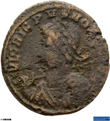 Nummus, Crispus321 n. Chr.Antike HerrscherprägungConstantinus I. (um 270/288-337 n. Chr.)