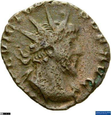 Doppeldenar, Victorinus269-271 n. Chr.Antike HerrscherprägungVictorinus (ermordet 271 n. Chr.)