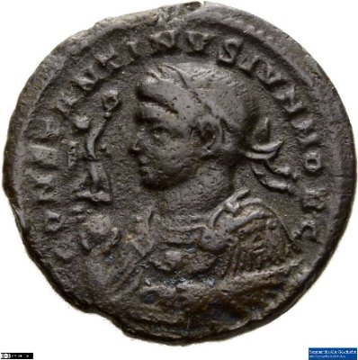 Nummus, Constantinus II.321-322 n. Chr.Antike HerrscherprägungConstantinus I. (um 270/288-337 n. Chr.)